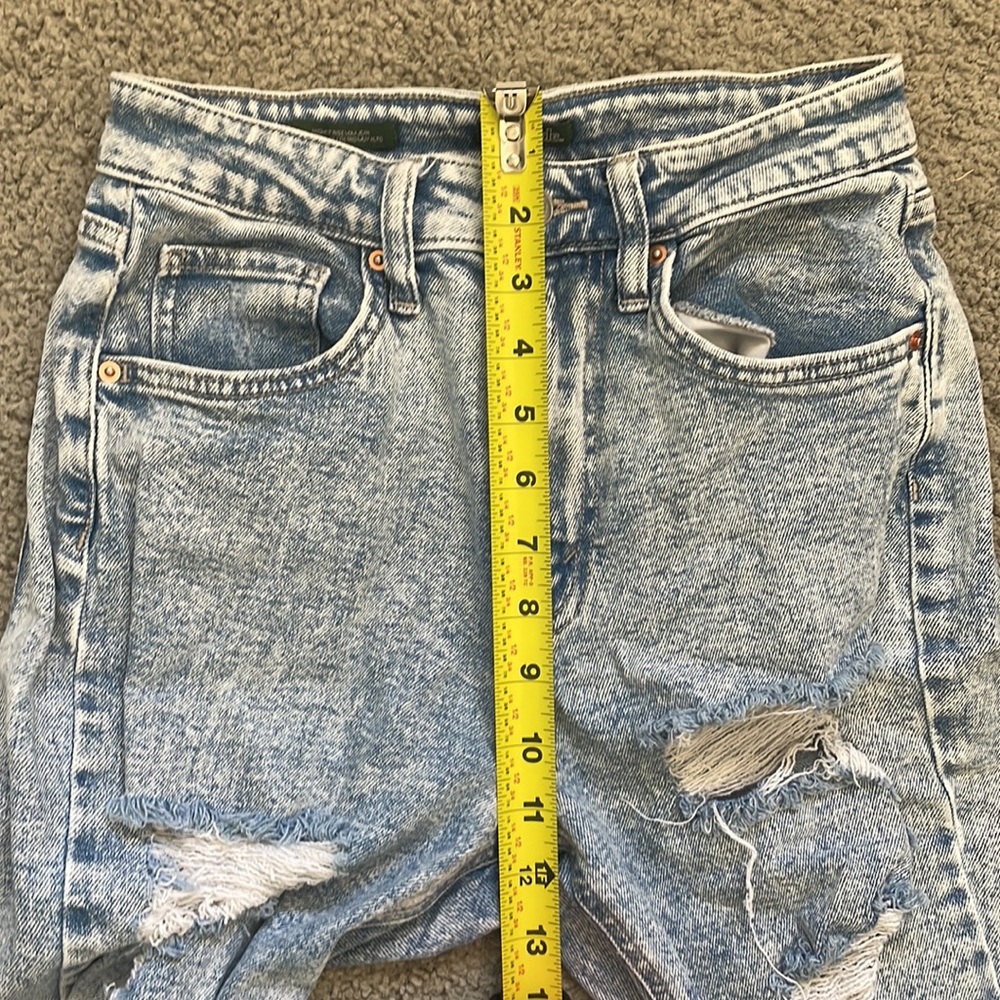 Spotted Blue Wild Fable High Rise Ripped Jeans - Picture 7 of 7